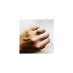 Bague margaux amazonite or