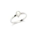 Bague opale argent