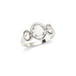 Bague opale argent