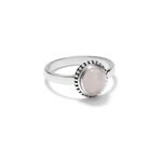 Bague pierre de lune et argent