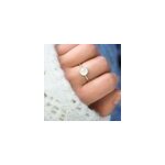 Bague pierre de lune argent r�glable