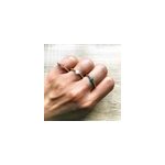 Bague quartz fraise rose plaqué or sara Bague quartz fraise rose plaqué or sara