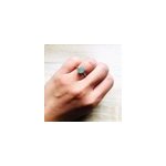 Bague rglable margaux aventurine argent