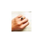 Bague réglable margaux onyx argent Bague réglable margaux onyx argent