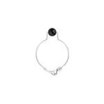 Bague tourmaline noire & argent 925 (58) Bague tourmaline noire & argent 925 (58)
