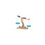 Balance en bois plateaux m�tal goki