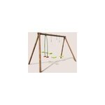 Balan�oire en bois trait� 3 agr�s pacco