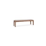 Banc 3 places tissu marron - d�coration