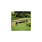 Banc de jardin en bois normand