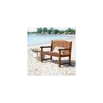 Banc de jardin en teck huil� - 120 cm