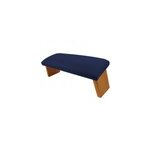 Banc de méditation en bois - bleu Banc de méditation en bois - bleu