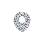 Bandana cache - cou r�versible eli bleu