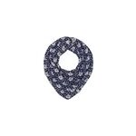 Bandana cache - cou r�versible eli bleu