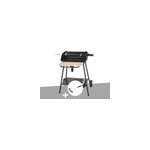 Barbecue charbon bergamo + brosse en t - somagic