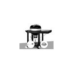 Barbecue � charbon kettle pro 57 cm sur chariot + r�tissoire + lot de 2 paniers