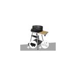 Barbecue charbon port grimaud + gant de protection + malette 8 accessoires inox