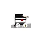 Barbecue � charbon vulcano 2600 + malette 8 ustensiles + d�graissant barbecues -