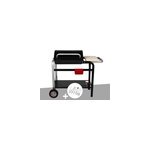 Barbecue � charbon vulcano 2600 + malette 8 ustensiles - somagic
