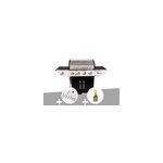 Barbecue � gaz avec chariot manhattan 450gpi + plancha + malette de 8 accessoire
