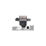 Barbecue � gaz piretto + malette 8 ustensiles + weber connect smart grilling hub