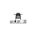 Barbecue � gaz q 1200n noir avec pied + housse + spatule - weber