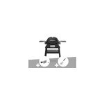 Barbecue � gaz q 1200n noir avec pied + r�tissoire + spatule - weber