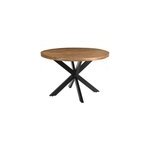 Bari - table � manger ronde 4 personnes d120 cm en bois massif