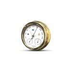 Barom�tre 3 en 1 - cadre dor� �22, 5 cm - lecture pression temp�rature hygro