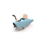 Bascule et porteur moto - bleu