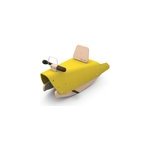 Bascule et porteur voiture - jaune