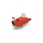 Bascule et porteur voiture - rouge