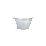 Bassine en vieux zinc