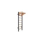 Benchk 211b espalier bois mtal noir