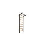 Benchk 221b espalier bois mtal noir