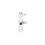 Benchk 722w espalier bois mtal blanc
