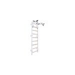 Benchk 731w espalier bois mtal blanc