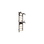 Benchk 732b espalier bois mtal noir