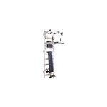 Benchk 733w espalier bois mtal blanc