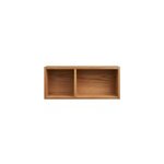 Benk - �tag�re murale 2 cases, ch�ne naturel 71x30 cm