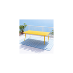 Bergame table de jardin 10 - 12 places 234cm jaune