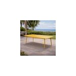 Bergame table de jardin 8 - 10 places 200cm jaune