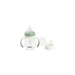 Biberon d'apprentissage 2 en 1 vert sauge (210 ml)