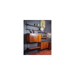 Biblioth�que murale modulable en palissandre n�111