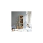 Bibliothèque teck recyclé 2 tiroirs Bibliothèque teck recyclé 2 tiroirs