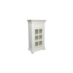 Bibus 1 porte vitre bois blanc -