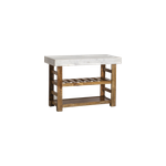 Billot en bois et en marbre