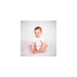 Body en coton bio fuzzy blanc 3 mois