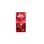 Bo�te 5 coeurs en guimauve assortiment chocolat au lait noir chocolat ruby 43g