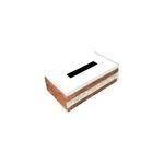 Bote  mouchoirs en bois blanc