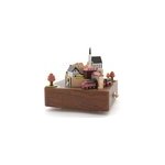 Bote  musique train en automne